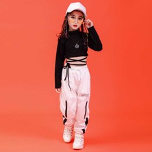 Janae Çocuklar Için Hip-Hop Cosplay Kıyafet Siyah (Yurt Dışından)