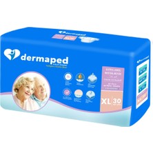 Dermaped Yetişkin Hasta Bezi Bel Bantlı Xl Beden 30 Adet (Süper Emici)