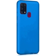 Eonaks   M31 Kılıf Kamera Korumalı Silikon Rubber Arka Kapak