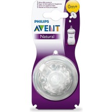 Philips Avent Natural Biberon Emziği Yenidoğan 0 Ay+ 2li SCF631/27