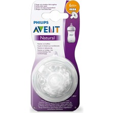 Philips Avent Natural Biberon Emziği +6 Ay 2li