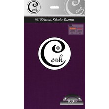 Cenk Düz Renk 100 Cm Poşetli Yazma - 0301-Vişne