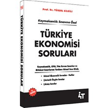 4T Yayınları Türkiye Ekonomisi Soruları