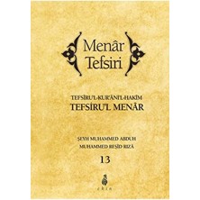Kişisel Yayınlar Menar Tefsiri 13. Cilt - Muhammed Abduh