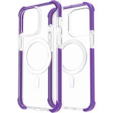 Xphone Store iPhone 14 Max Violet Için Magsafe Manyetik Akrilik Kılıf (Yurt Dışından)