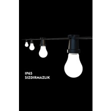 10 Metre 5 Duy Dış Mekan Yassı Kablolu IP65 Aydınlatma