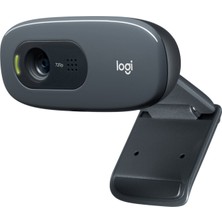 Logitech C270 Hd 720P Mikrofonlu Web Kamerası - Siyah  (Yurt Dışından)