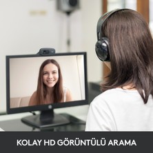 Logitech C270 Hd 720P Mikrofonlu Web Kamerası - Siyah  (Yurt Dışından)