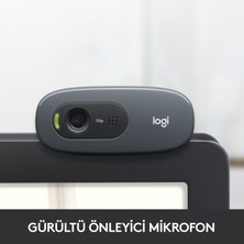 Logitech C270 Hd 720P Mikrofonlu Web Kamerası - Siyah  (Yurt Dışından)