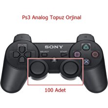 Zaloğlu Grup Ps3 Analog Topuz Gri Tüm Playstation 3 Kollarla Uyumludur 100 Adet