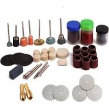 Yu-Su Tools 112 Parça Gravür Taşlama Için Mini Zımpara Gravür Makinası Uçları Full Set Testere Zımpara Fırça Vb.