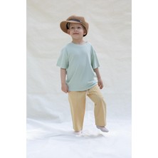 Little Gusto Çocuk Pantolon Sarı Organik Pamuk