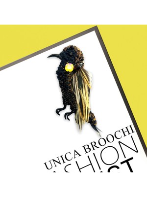 Unica Brooche Kuş Broş