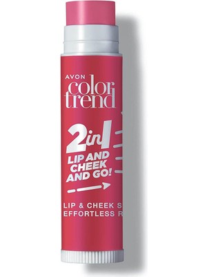 Avon Color Trend Dudak ve Yanak Için Renklendirici Stik Efortless Rose