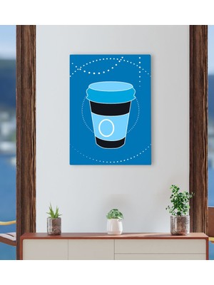 Bk Gift Cafe & Bar & Restaurant Konseptli Kanvas Tablo 30X50CM-70