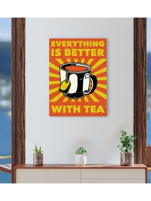 Bk Gift Cafe & Bar & Restaurant Konseptli Kanvas Tablo 30X50CM-12