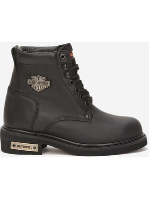 Harley Davidson Gibson  Bot 35-40 Black Yağlı Deri