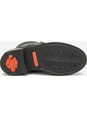 Harley Davidson Gibson  Bot 35-40 Black Yağlı Deri