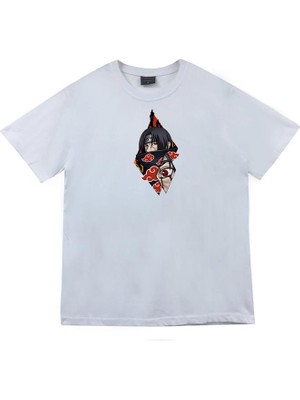stonedfame Itachi Uchika Anime Baskılı Tshirt