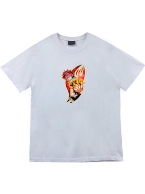 stonedfame Fairy Tail Anime Baskılı Tshirt
