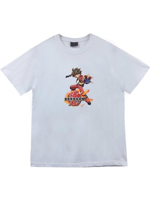 stonedfame Bakugan Anime Baskılı Tshirt