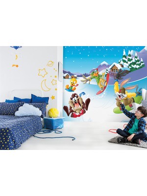 Adawall Adakids Looney Tunes - Çocuk Duvar Kağıdı - 10,6m2