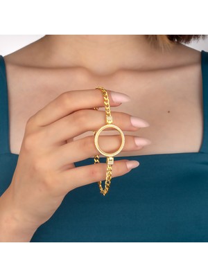 Ravza Gümüş 925 Ayar Gümüş Yarımlık Gurmet Bileklik