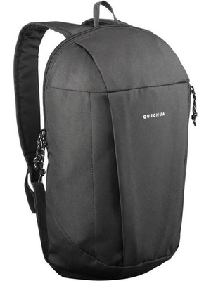 Decathlon Quechua 10 Lt Siyah Spor Outdoor Sırt Çantası Rahat Taşıma İçin Tasarlandı