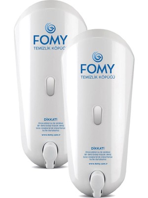 Fomy Köpük Sabun Dispenseri 1000 ml / 2 Adet - Beyaz