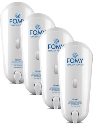 Fomy Köpük Sabun Dispenseri 1000 ml / 4 Adet - Beyaz