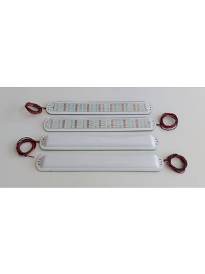 Ayge Su Geçirmez LED Lamba Marine Yat Tekne Karavan 24V Dc - 30W - 3A 45CM ( Şeffaf )