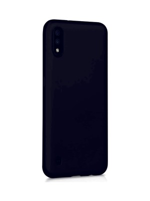Eonaks Samsung Galaxy M01 Kılıf Kamera Korumalı Silikon Rubber Arka Kapak