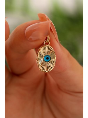 Sefa Gold 14 Ayar Altın Füzyon Oval Kolye Ucu