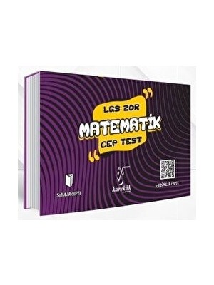 Karekök Yayıncılık LGS Matematik Zor Cep Test