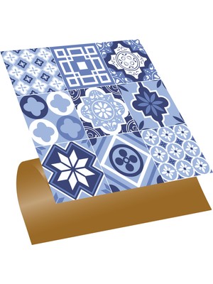 Tink Kendinden Yapışkanlı Yeni Mavilim Desenli Pvc Karo 30x30 cm 4 Adet 0,36 M2