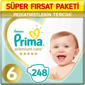 Premium Care 6 Beden Bebek Bezi 248'li