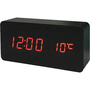 Black Tea Akıllı Sessiz Işıklı LED Elektronik Saat (Yurt Dışından)