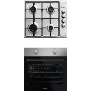Inox Ankastre 2 Li Set (Fırın-Ocak)