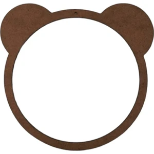 Ayıcık Kulaklı 3 mm Ham Mdf Kasnak 30 cm