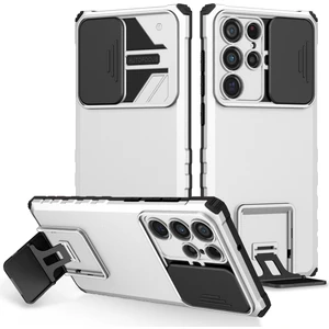Shin-Wo Samsung Galaxy A73 Için Kamera Korumalı Pc + Tpu Telefon Kılıfı - Beyaz (Yurt Dışından)