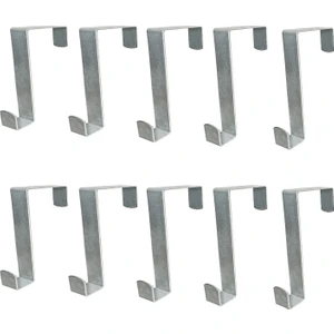 Kapı Arkası Askılık 10 Adet Metal Kanca Askı 3021