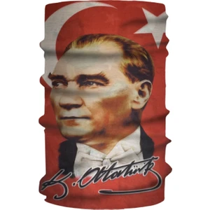 Atatürk Desenli Boyunluk - Baf