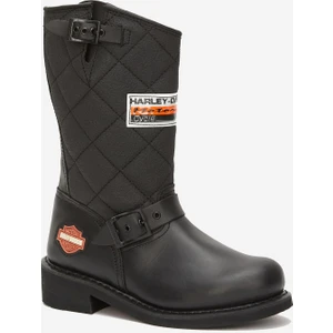 Harley Davidson Laconıa 644  Bot 36-40 Black Yağlı Deri