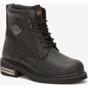 Harley Davidson Gibson  Bot 35-40 Black Yağlı Deri