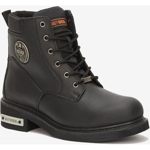 Harley Davidson Jim  Bot 40-45 Black Yağlı Deri