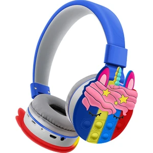 Bluetooth Kulaklıklar 5.0 Kulaklık Kablosuz Kulaklık Ikili Stereo Bluetooth Kulaklık Moda Karikatür