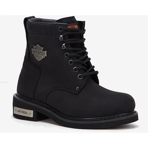 Harley Davidson Gibson  Nubuk Deri Bot 40-48 Black Nubuk