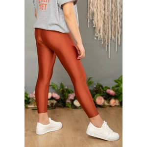 Hoquspoqus Kız Çocuk Disco Tayt (Kiremit Renk)