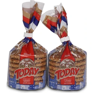 Today Caramel Waffle Torbacık Poşet 176 gr 2li Paket