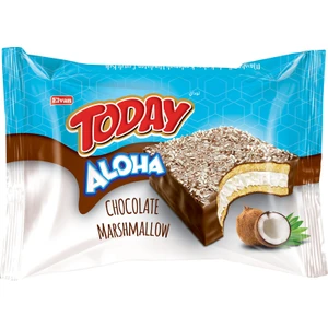 Aloha Hindistan Cevizli Marshmallowlu 35 gr 24 Adet (1 Kutu)